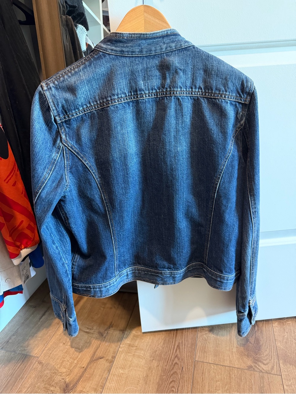 Chaps Dark Blue Denim Jean Jacket - Picture 2 of 3